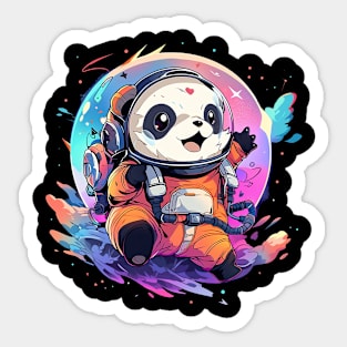 space panda Sticker